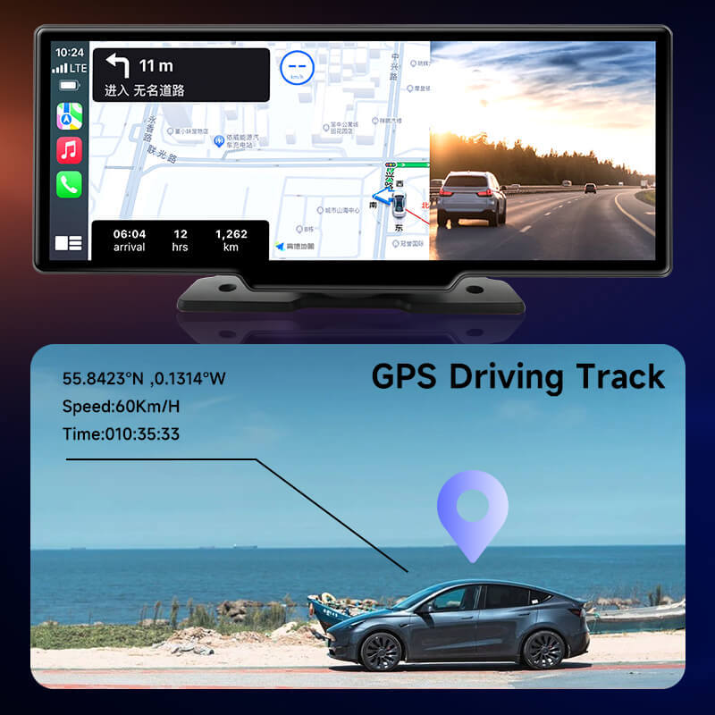 DriveMate™ Pro+ | 4K CarPlay + DashCam