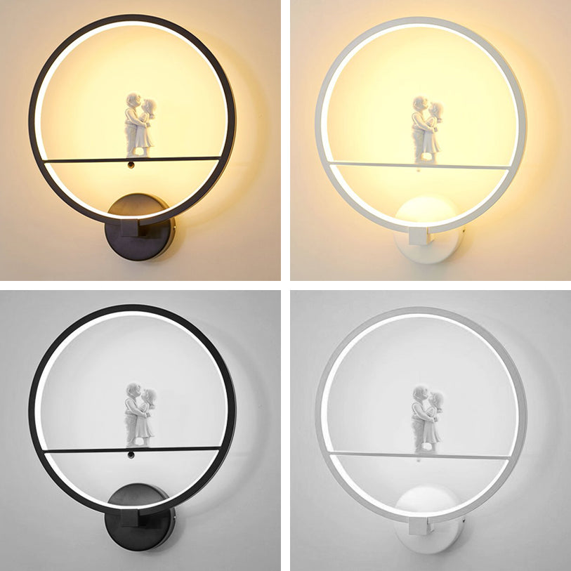Round LED Wall Light