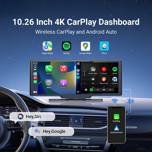 DriveMate™ Pro+ | 4K CarPlay + DashCam
