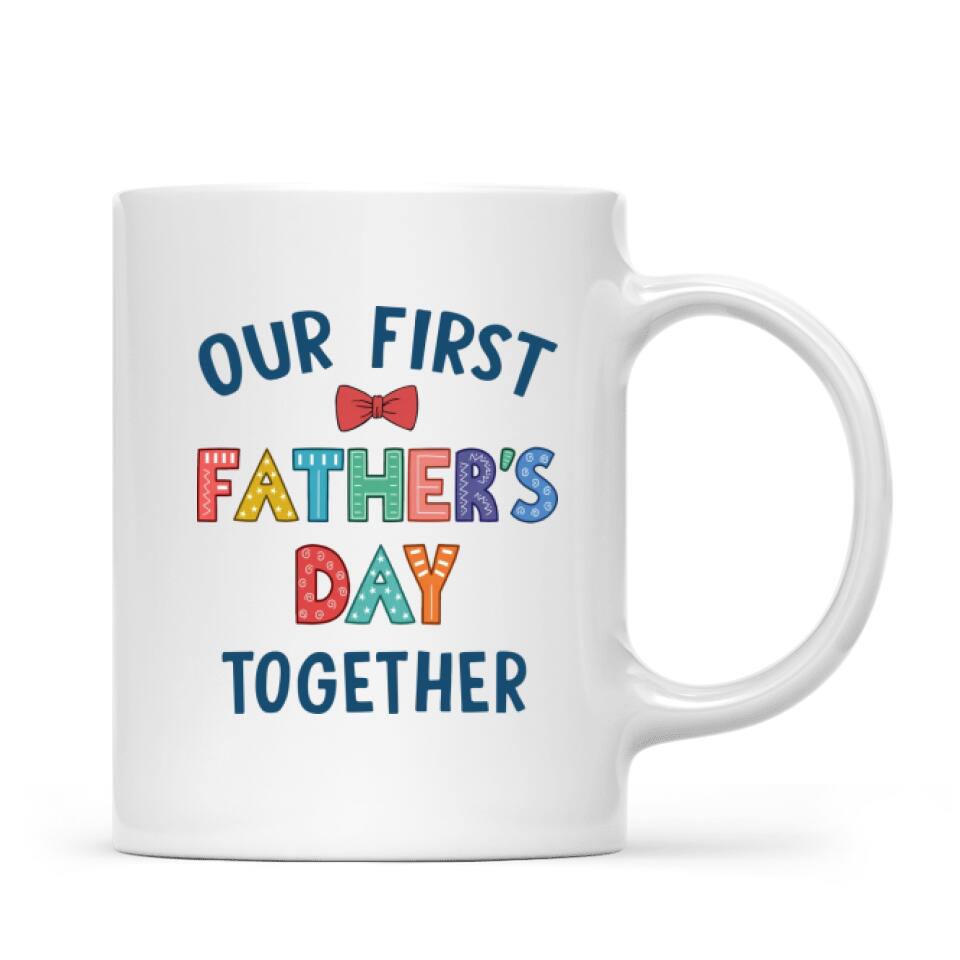Father and Baby - My 1st Father's day - 2022 -Personalized Mug