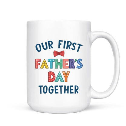 Father and Baby - My 1st Father's day - 2022 -Personalized Mug