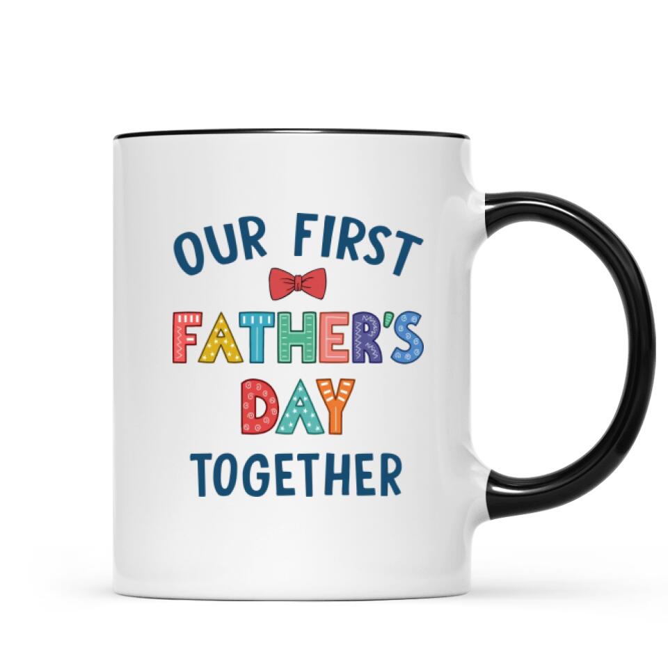 Father and Baby - My 1st Father's day - 2022 -Personalized Mug