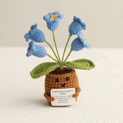 Emotional Support Plant – Handmade Crochet Flower for Mom, Best Friend, or Yourself
