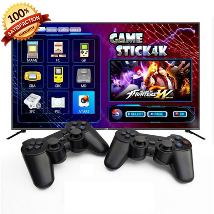 RetroMasters™ | 10,000 Classic Games in 4K + Dual Wireless Controllers + 64 GB Memory
