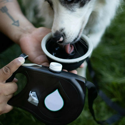 Water Bowl Leash & Waste Bag Dispenser