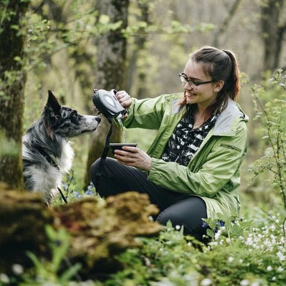 Water Bowl Leash & Waste Bag Dispenser
