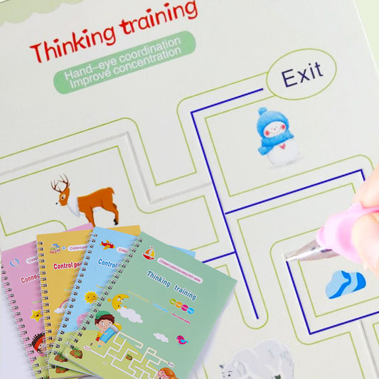 4 IN 1 | Pen Control and Tracing Books