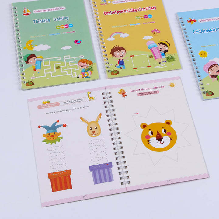 4 IN 1 | Pen Control and Tracing Books