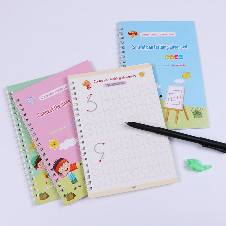 4 IN 1 | Pen Control and Tracing Books