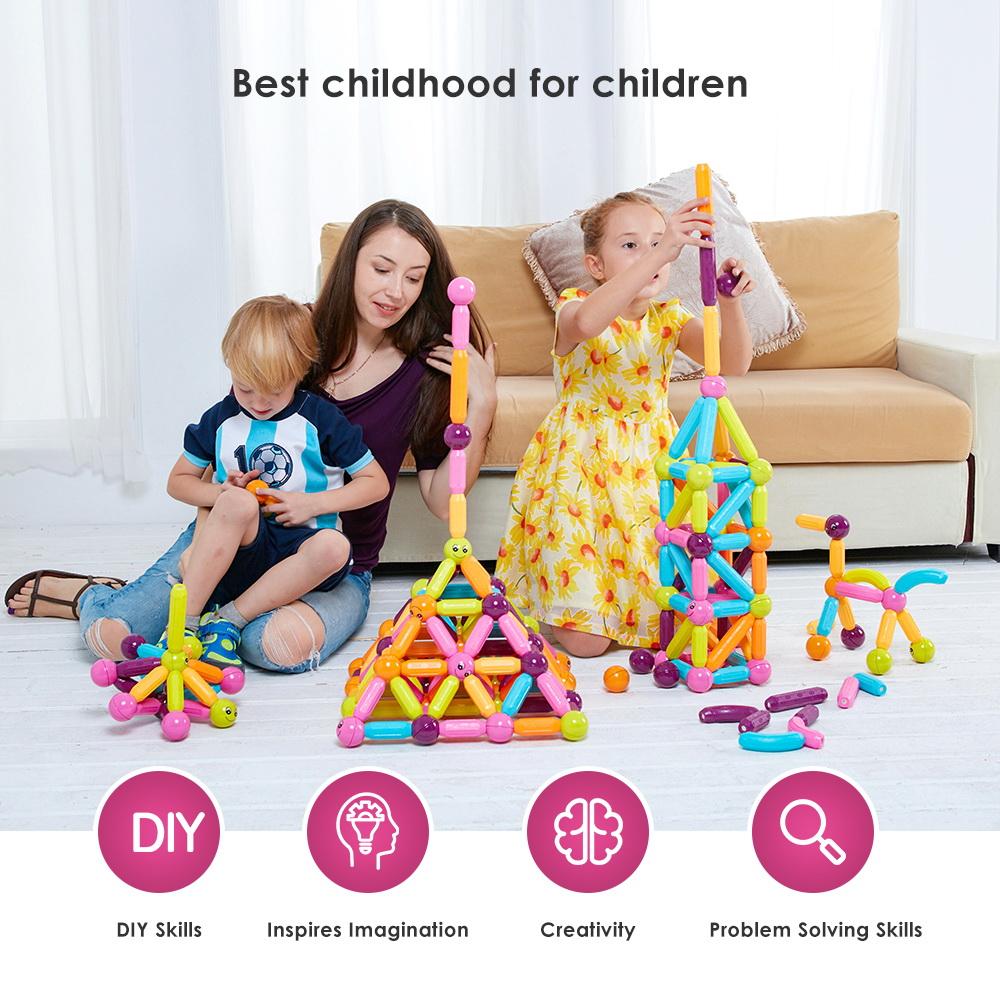 MagnaBuild® - Magnetic Balls and Rods Set