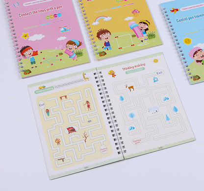 4 IN 1 | Pen Control and Tracing Books