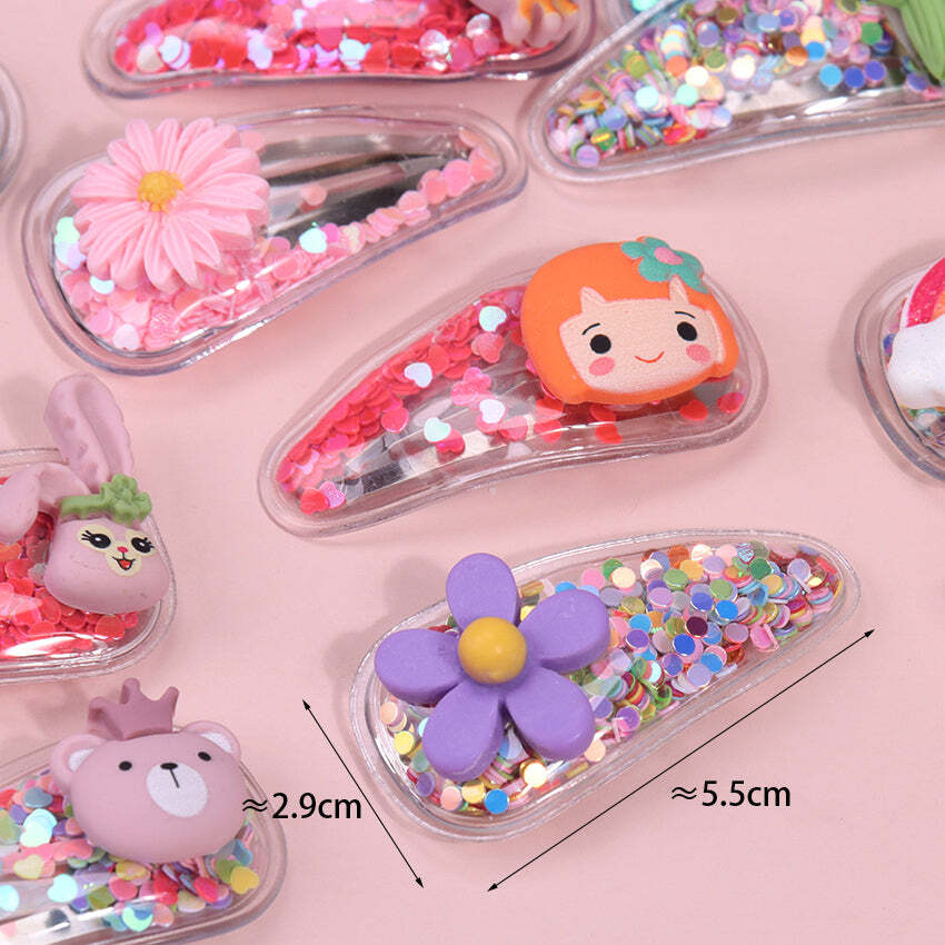 Confetti Hair Clip Set