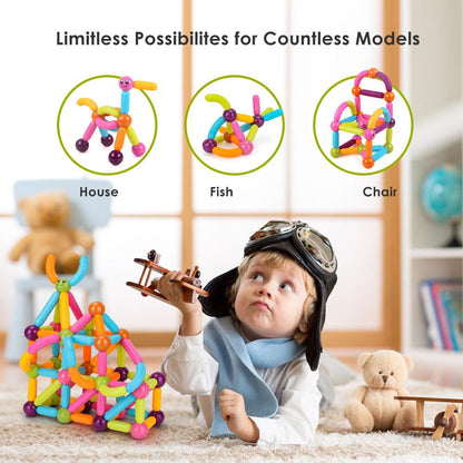 MagnaBuild® - Magnetic Balls and Rods Set