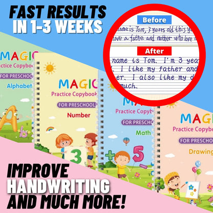 4 IN 1 Children's Magical Books