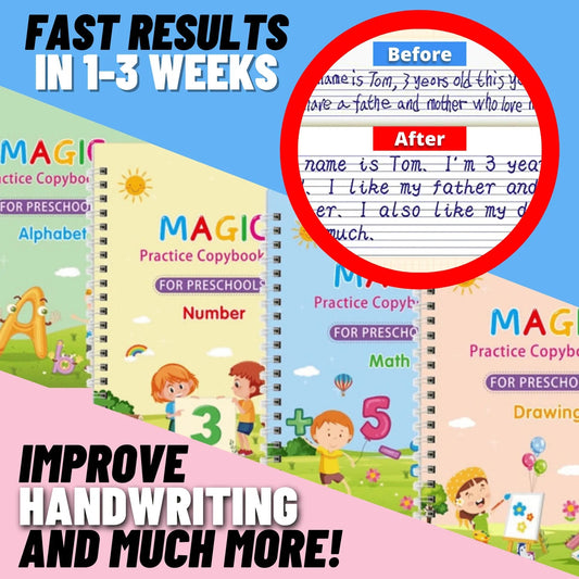 4 IN 1 Children's Magical Books