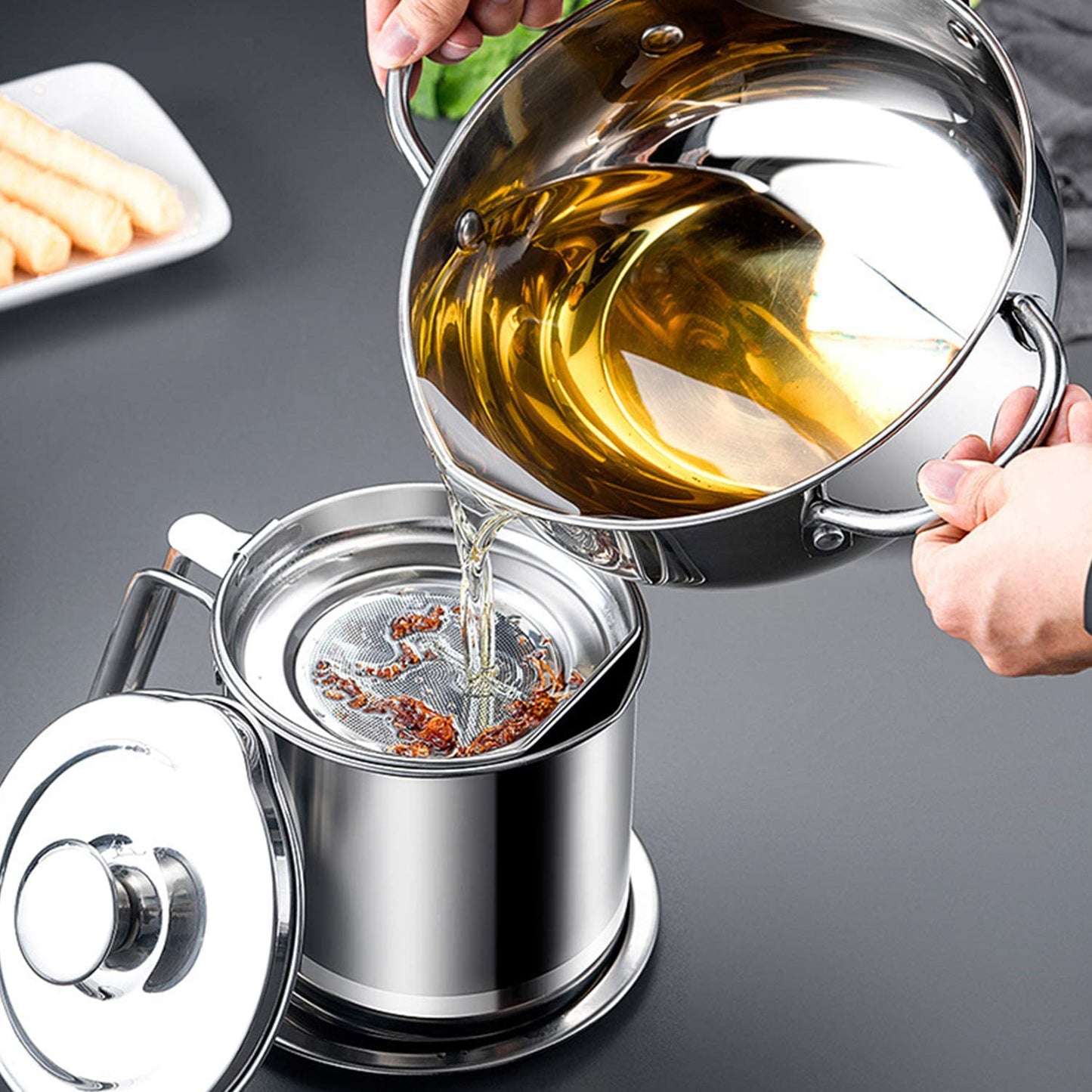 FRYERPOT™ - Stainless Steel Frying Pot