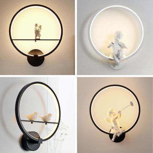 Round LED Wall Light