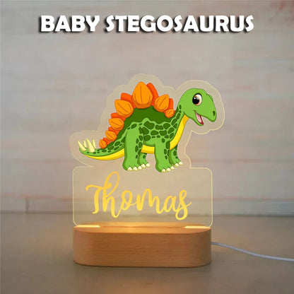 PERSONALIZED DINOSAUR NIGHT LIGHT