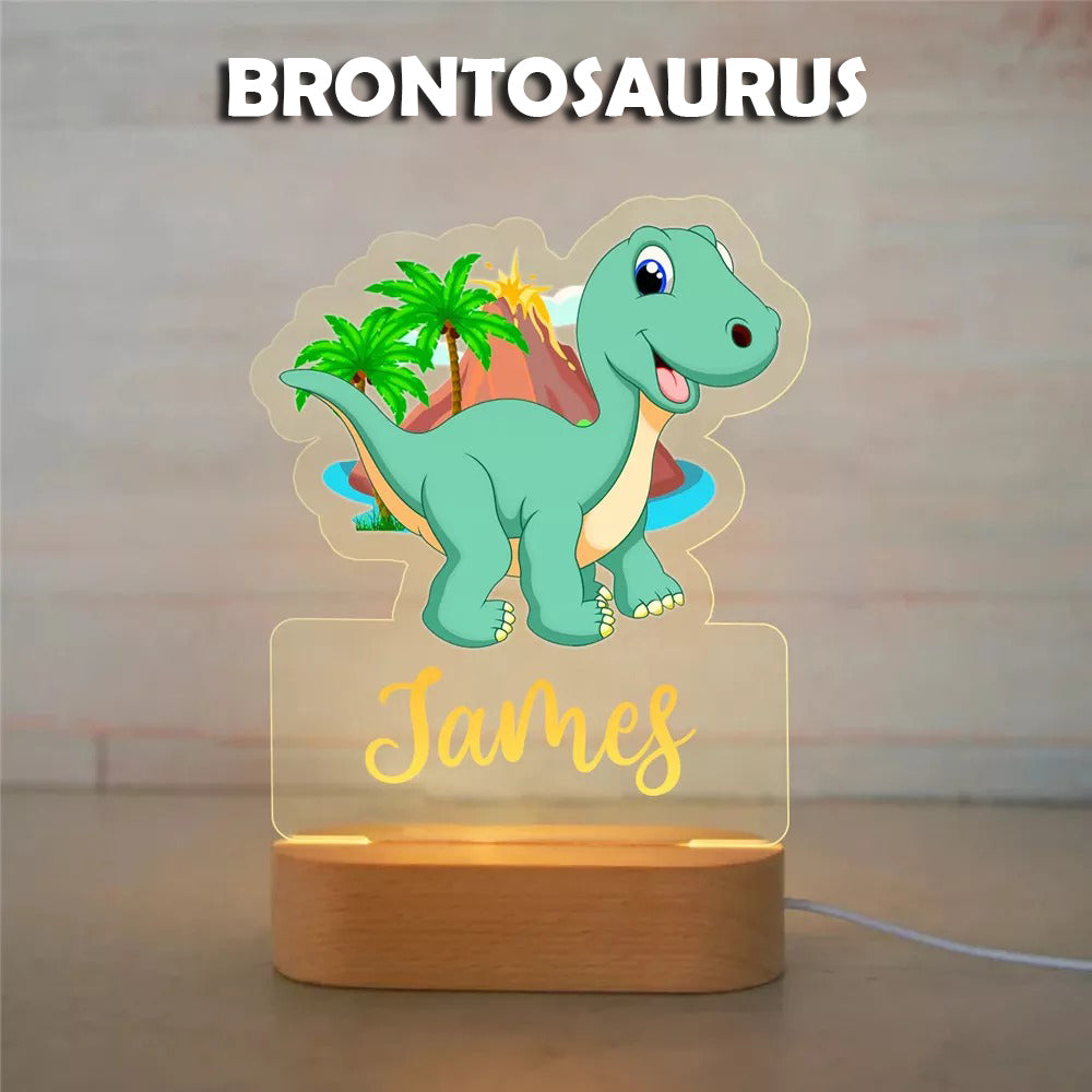 PERSONALIZED DINOSAUR NIGHT LIGHT
