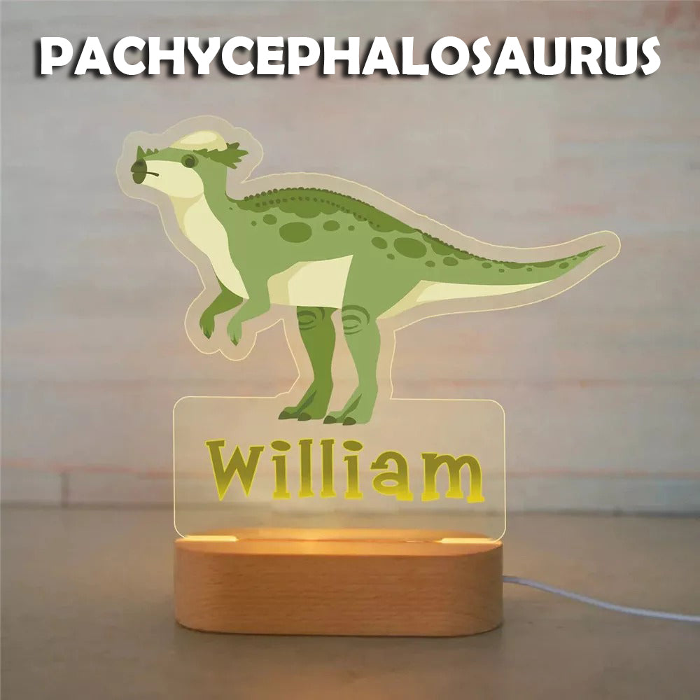 PERSONALIZED DINOSAUR NIGHT LIGHT