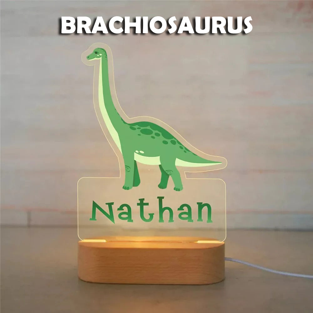 PERSONALIZED DINOSAUR NIGHT LIGHT