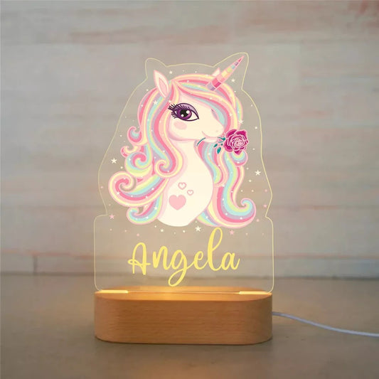 PERSONALIZED UNICORN NIGHT LIGHT