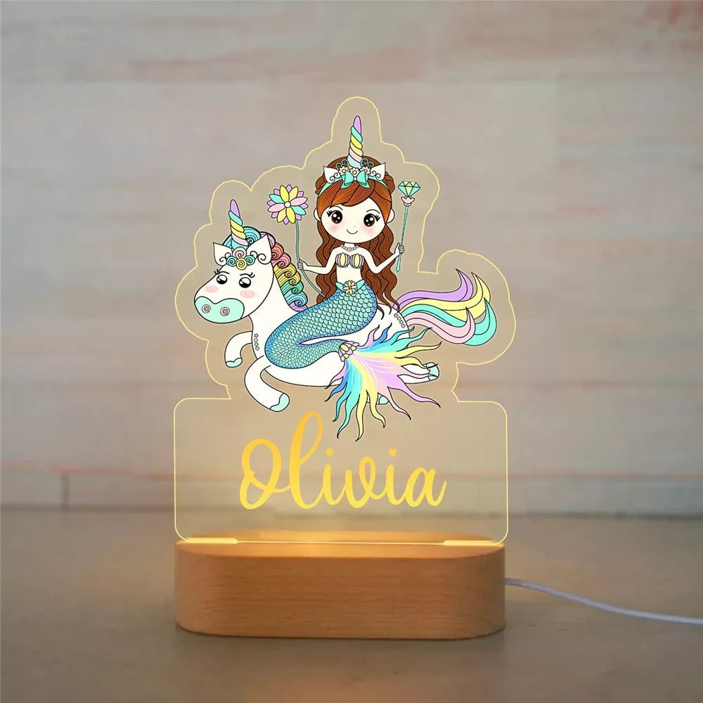 PERSONALIZED UNICORN NIGHT LIGHT