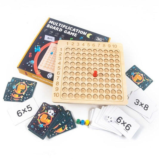 Wooden Math Multiplication Board